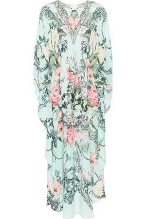 Camilla Floral silk maxi dress