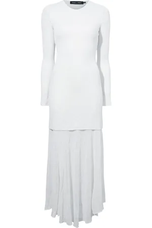 Proenza Schouler Panelled knit maxi dress