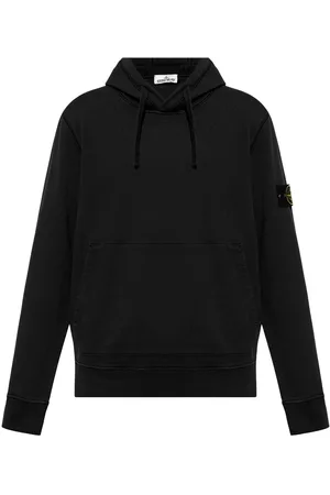Stone Island Compass-motif cotton hoodie