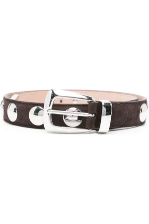 Khaite The Benny suede belt