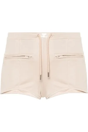Courrèges Drawstring mini shorts