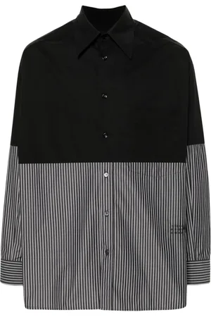 Maison Margiela Numbers-motif panelled shirt