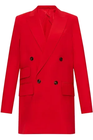 Max Mara Double-breasted virgin-wool blazer