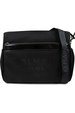Balmain Logo-print quilted changing bag