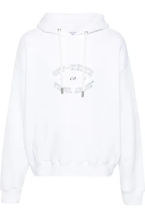 OFF-WHITE Logo-print cotton hoodie