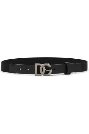 Dolce & Gabbana DG plaque elasticated belt