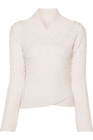 Victoria Beckham Wrap merino wool jumper