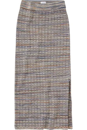 Closed Knitted midi tube skirt
