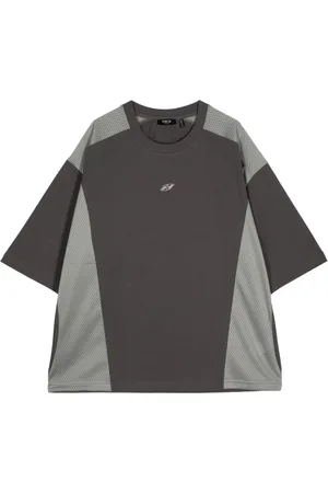 FIVE CM Panelled cotton T-shirt