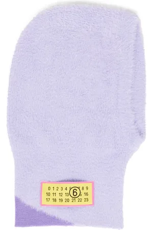 Maison Margiela Numbers-motif textured balaclava