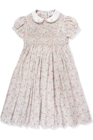 Sarah Louise Floral-print cotton dress