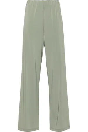 LE TRICOT PERUGIA Elasticated-waistband straight trousers