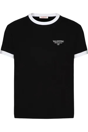 VALENTINO GARAVANI Logo-embroidered cotton T-shirt