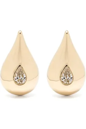Mateo 18kt yellow diamonds teardrop-shaped earrings