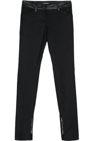 Dolce & Gabbana 2000s panelled skinny trousers