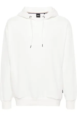 HUGO BOSS Bouclé cotton hoodie