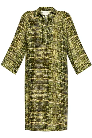 Munthe Abstract-print midi shirtdress