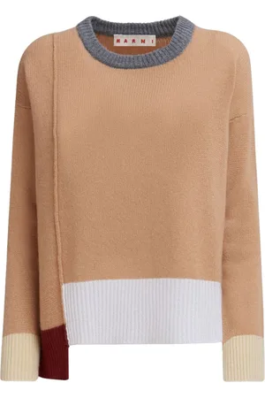 Marni Colour-block cashmere jumper