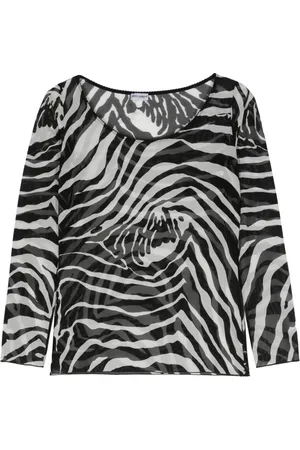 Dolce & Gabbana 2000s zebra-print blouse