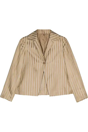 ROMEO GIGLI 1990s striped silk blazer