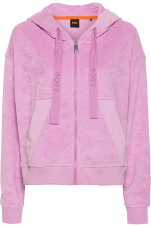HUGO BOSS Terry-cloth zip-up hoodie