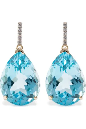 Mateo 14kt yellow Pear drop earrings