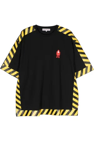 WALTER VAN BEIRENDONCK Danger cotton T-shirt