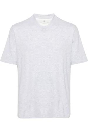 Brunello Cucinelli V-neck cotton T-shirt