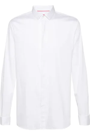 HUGO BOSS French-cuffs poplin shirt