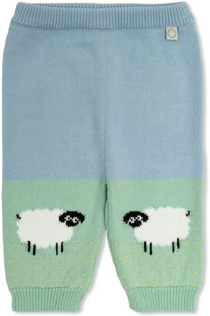 Stella McCartney Patterned knit trousers