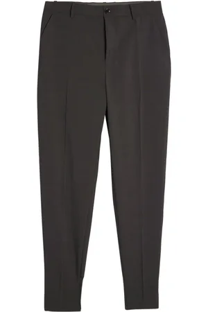 UNDERCOVER Logo-appliqué tapered cotton trousers