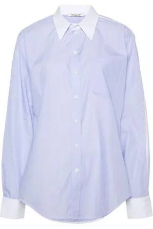 Peter Do Striped cotton shirt