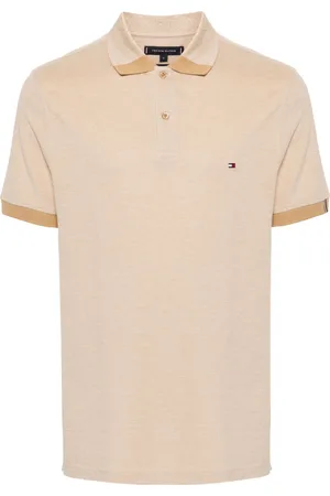 Tommy Hilfiger Logo-embroidered organic cotton blend polo shirt