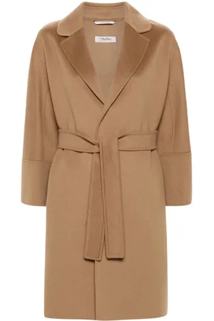 Max Mara Arona belted virgin wool coat