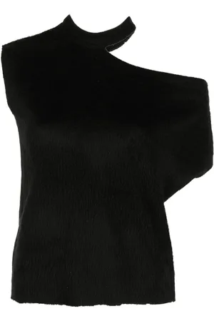 RTA Asymmetric cut-detail T-shirt