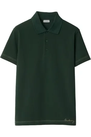 Burberry Logo-embroidered polo shirt