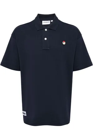 Chocoolate Logo-embroidered cotton polo shirt
