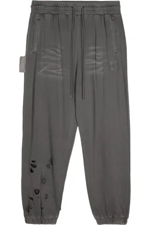 Musium Div. Distressed cotton track pants