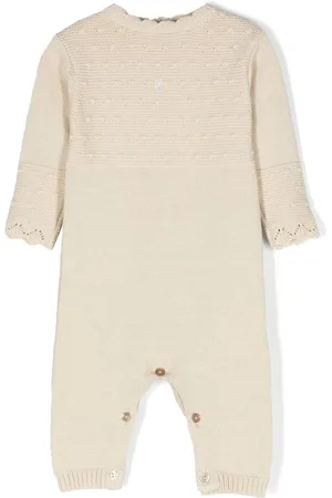 PATACHOU Crochet-knit cotton romper