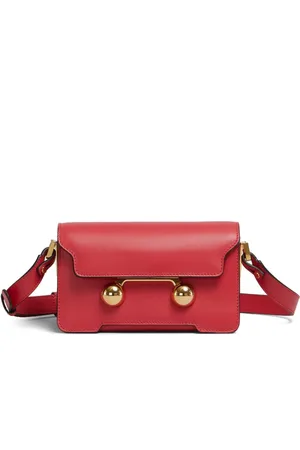 Marni Mini Trunkaroo leather shoulder bag