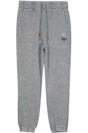 Musium Div. Logo-embroidered cotton track pants