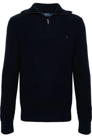 Ralph Lauren Waffle knit zip-up jumper
