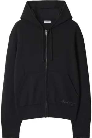 Burberry Logo-embroidered wool-blend jacket