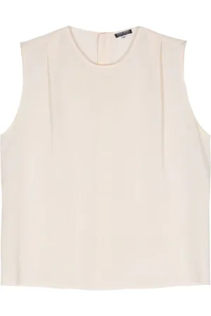 Giorgio Armani 1990s georgette silk tank top
