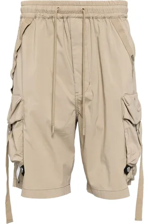 Musium Div. Drawstring-waist cargo shorts