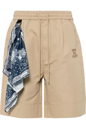 Musium Div. Scarf-detail track shorts