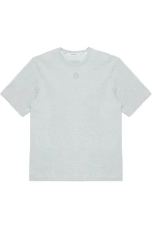 Marine Serre Crescent Moon-appliqué cotton T-shirt