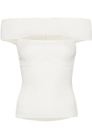 FEDERICA TOSI Off-shoulder knitted top