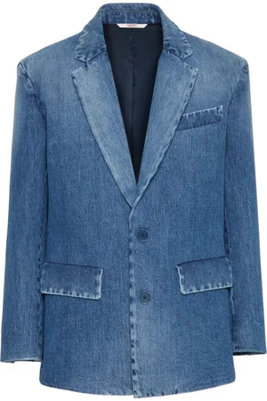 VALENTINO GARAVANI Single-breasted denim blazer