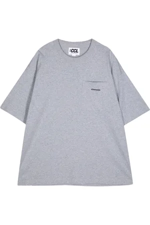 Chocoolate Logo-embroidered cotton T-shirt
